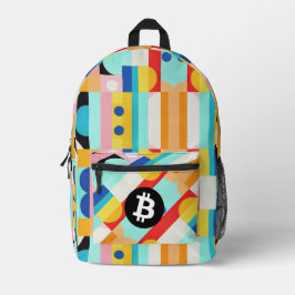 Colorful Bitcoin Mönster