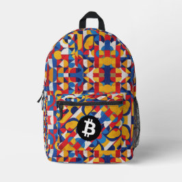 Colorful Bitcoin Mönster