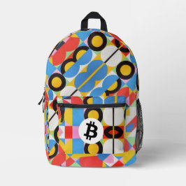 Colorful Bitcoin Mönster