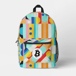 Colorful Bitcoin Mönster