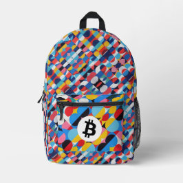 Colorful Bitcoin Mönster