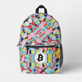 Colorful Bitcoin Mönster
