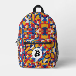 Colorful Bitcoin Mönster