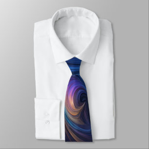 Colorful Blue Swirl Mönster Slips