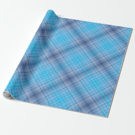 Colorful Blue Winter Spring Summer Stripes Pattern Presentpapper