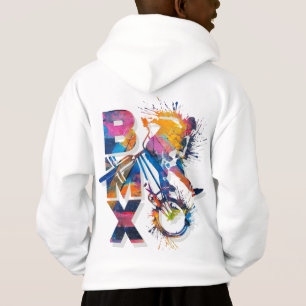 Colorful Bmx Hoodie - Bmx Bike T Shirt