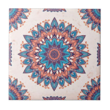 Colorful Bohemian Mandala Mönster