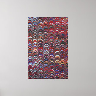 Colorful bohemian nautilus canvastryck