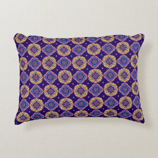 Colorful Boho Chic Mandala Mönster Prydnadskudde