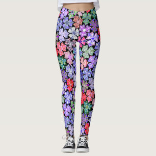 Colorful Boho Mandala Mönster Leggings