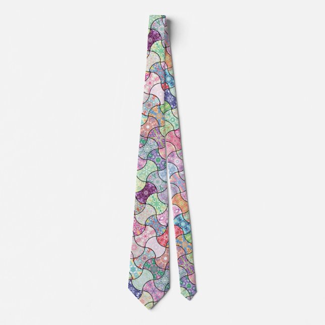 Colorful Boho Mandala Mönster Slips (Framsida)