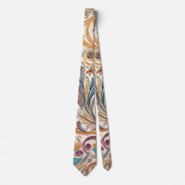 Colorful Boho Neck Tie Slips