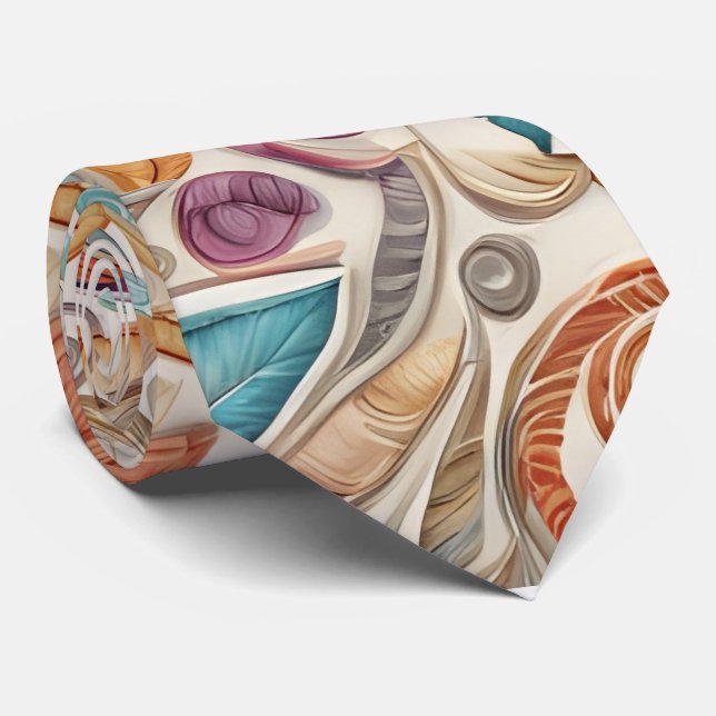 Colorful Boho Neck Tie Slips (Rullad)