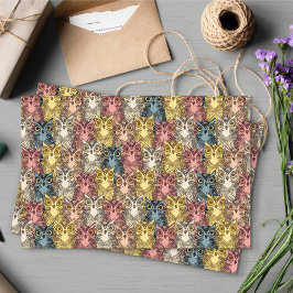 Colorful Boho Woodland Uggla Mönster