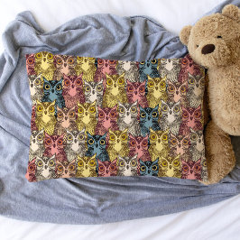 Colorful Boho Woodland Uggla Mönster