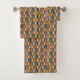Colorful Boho Woodland Uggla Mönster
