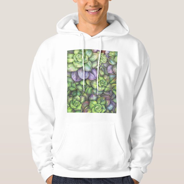 Colorful Botanical Hoodie  (Framsida)