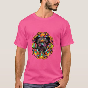 Colorful Boxer Hund aveln Art T Shirt