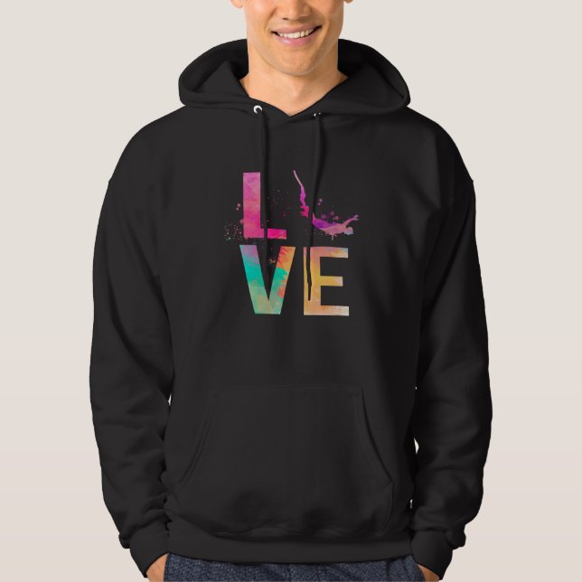 Colorful Bridge Mom Bridge Hoodie (Framsida)