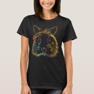 Colorful Bunny Lionhead Rabbit T Shirt