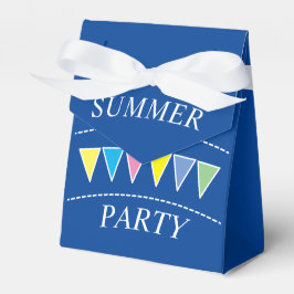 Colorful Bunting Summer Party Presentaskar