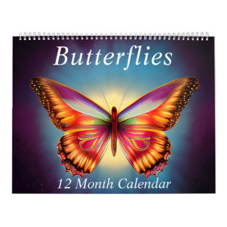 Colorful Butterflies | Radiant Butterfly Magic Kalender