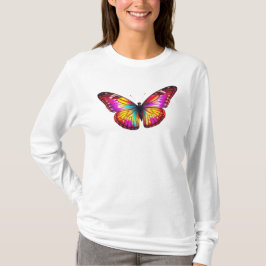 colorful butterfly art t shirt