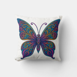 Colorful Butterfly Pillow Kudde