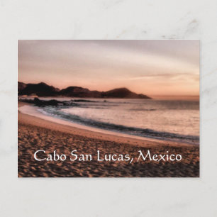 Colorful Cabo sunset Vykort