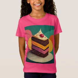 Colorful Cake-Designad Jersey T Shirt