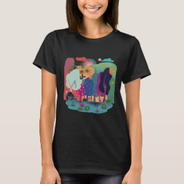 Colorful Calm Rain Forest  T Shirt