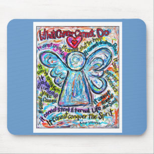 Colorful Cancer Angel Mousepad Musmatta