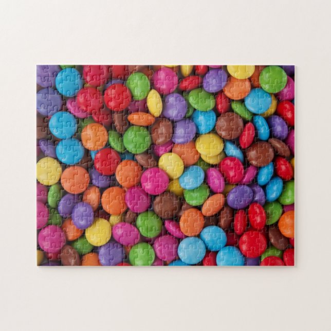 Colorful Candy Jigszle Puzzle Pussel (Horisontell)