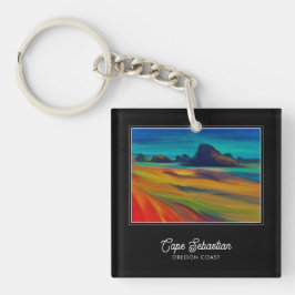 Colorful Cape Sebastian Oregon Kusten Art