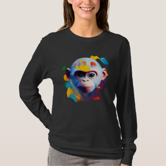 Colorful Capuchin Monkey  1 T Shirt