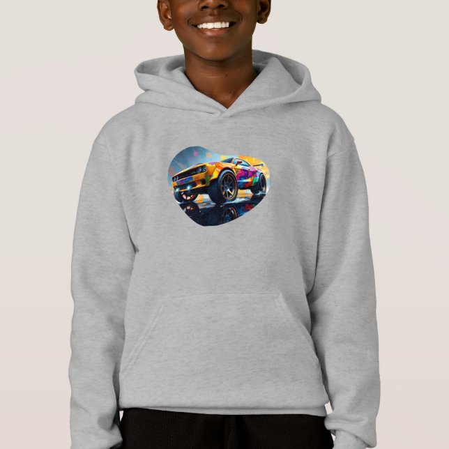  colorful car T-Shirt (Framsida)
