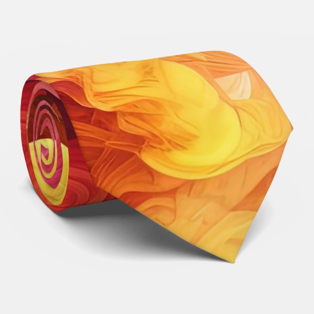 Colorful Cascade Neck Tie Slips (Rullad)