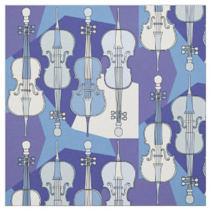 Colorful Cello Mönster Tyg