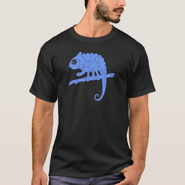 Colorful Chameleon T Shirt (Framsida)
