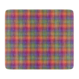 Colorful Checker Abstract Pattern