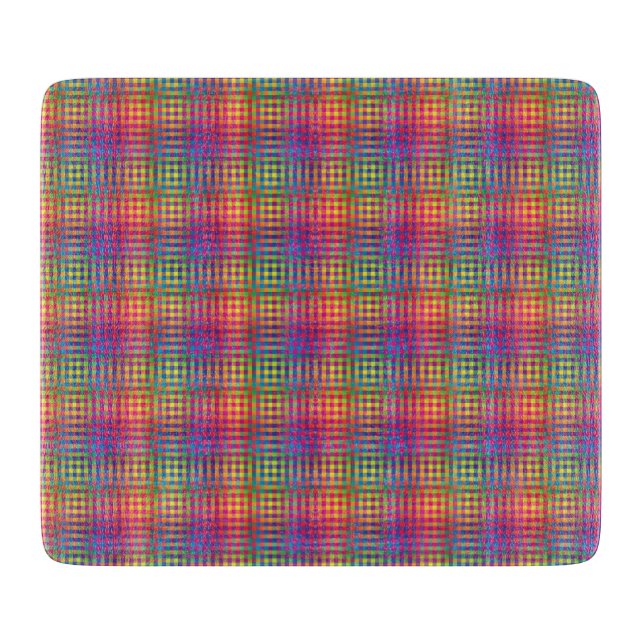 Colorful Checker Abstract Pattern (Framsidan)