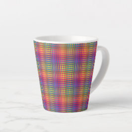 Colorful Checker Abstract Pattern