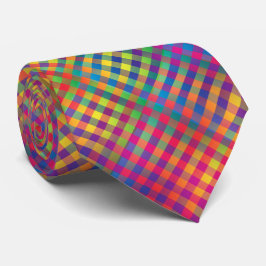 Colorful Checker Abstract Pattern Slips