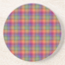 Colorful Checker Abstract Pattern