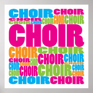 Colorful Choir Poster
