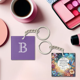 Colorful Christian Romans Bible Verse Monogram