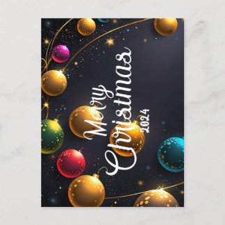 Colorful Christmas - Cartes Pour Fêtes Annuelles Helg Vykort