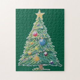 Colorful Christmas Tree Pussel