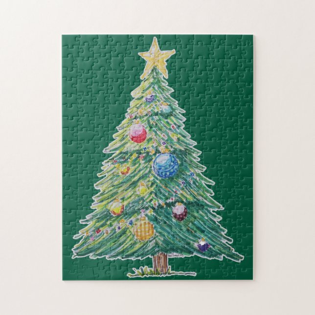 Colorful Christmas Tree Pussel (Vertikal)