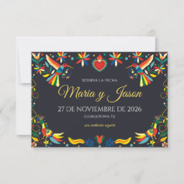 Colorful Cinco de Mayo Fiesta Spanish Wedding Spara Datumet
